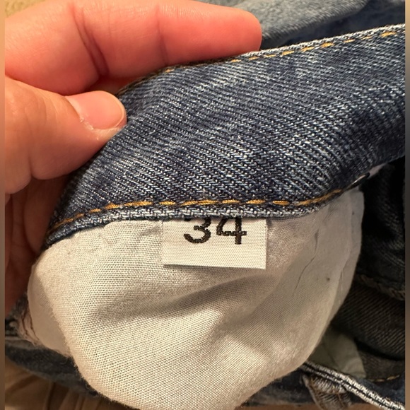 Levi’s Chrome Hearts Inspired Custom Jeans Blue and White Crosses - Picture 3 of 3